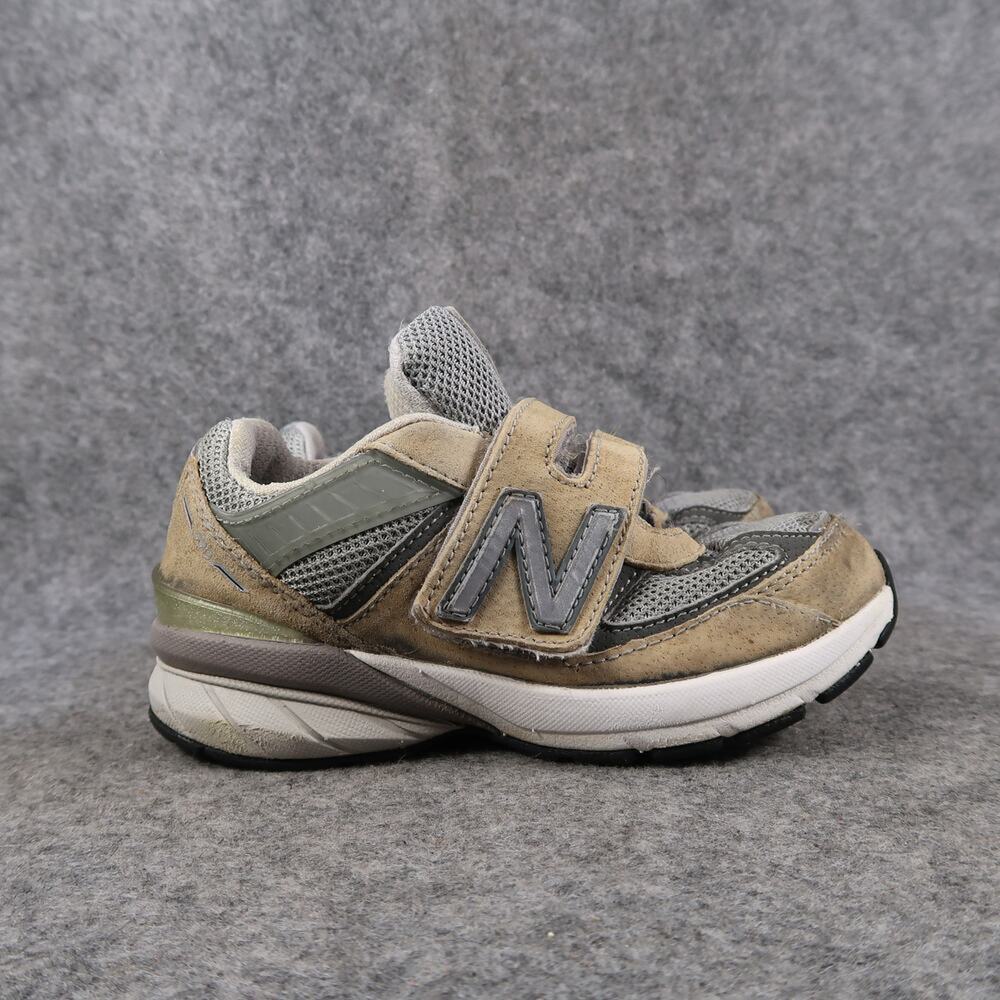 New Balance Shoes Kids 11 Sneakers 990v5 Easy On Adjustable Strap Athletic Youth